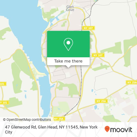 47 Glenwood Rd, Glen Head, NY 11545 map