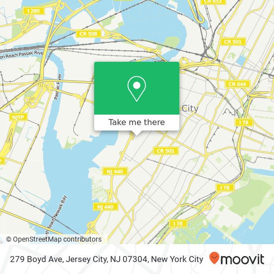 279 Boyd Ave, Jersey City, NJ 07304 map