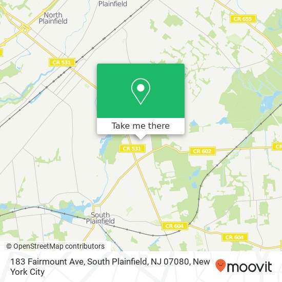 183 Fairmount Ave, South Plainfield, NJ 07080 map