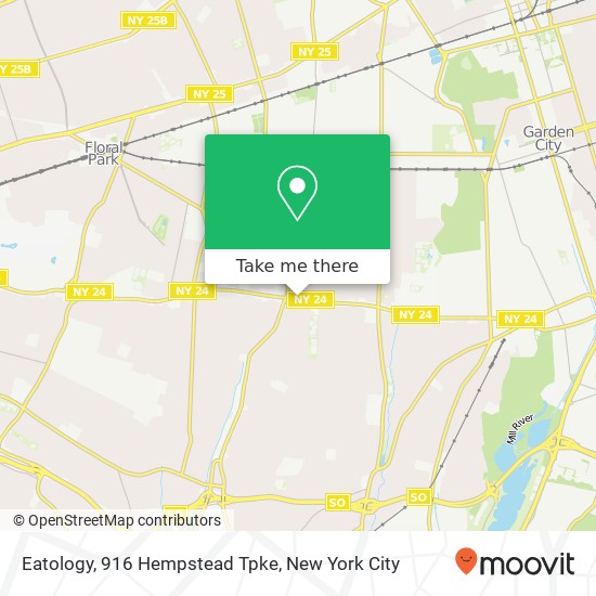 Eatology, 916 Hempstead Tpke map