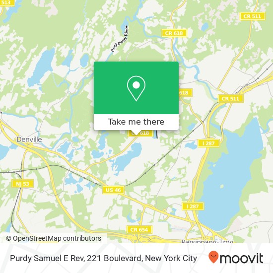 Mapa de Purdy Samuel E Rev, 221 Boulevard