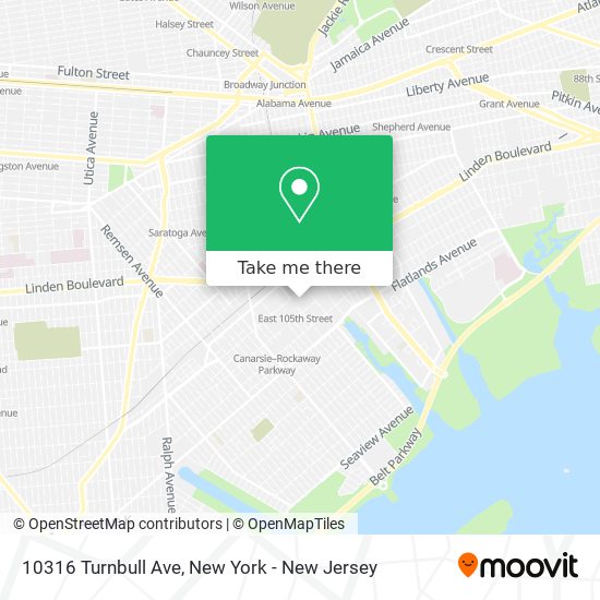 Mapa de 10316 Turnbull Ave