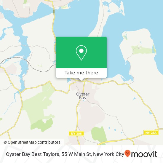 Mapa de Oyster Bay Best Taylors, 55 W Main St