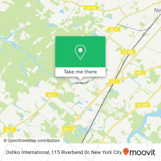 Mapa de Oshko International, 115 Riverbend Dr