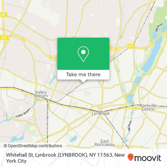 Mapa de Whitehall St, Lynbrook (LYNBROOK), NY 11563