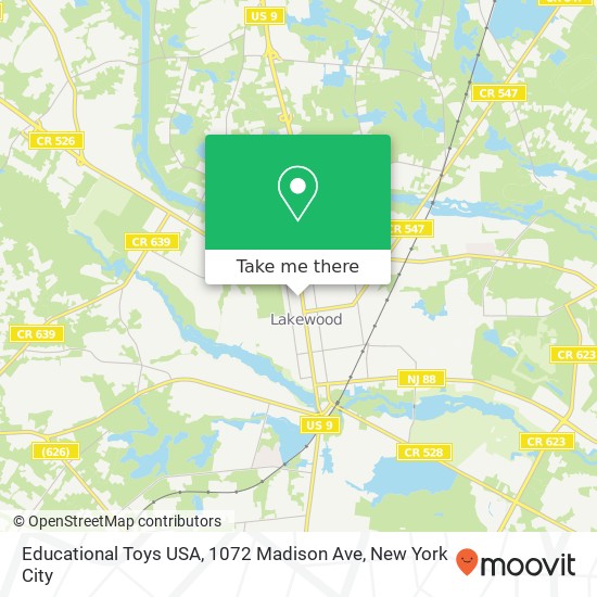 Educational Toys USA, 1072 Madison Ave map