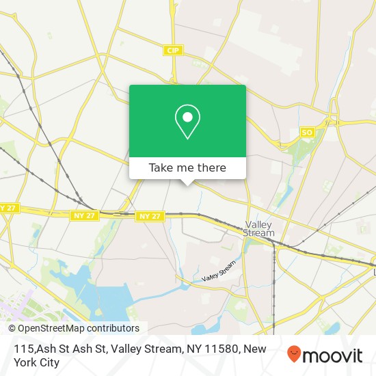 115,Ash St Ash St, Valley Stream, NY 11580 map