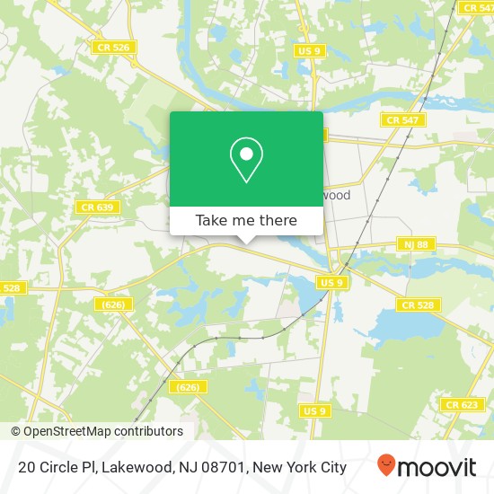 20 Circle Pl, Lakewood, NJ 08701 map