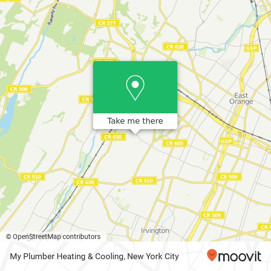 Mapa de My Plumber Heating & Cooling