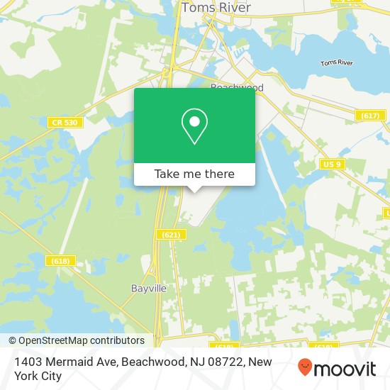 1403 Mermaid Ave, Beachwood, NJ 08722 map
