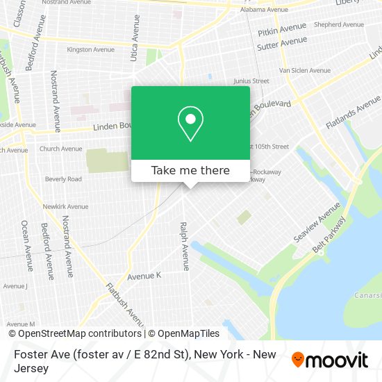 Foster Ave (foster av / E 82nd St) map