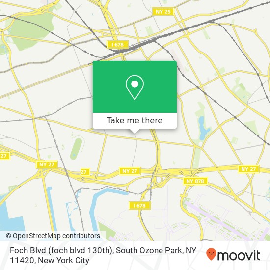 Foch Blvd (foch blvd 130th), South Ozone Park, NY 11420 map
