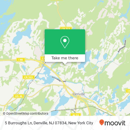 5 Burroughs Ln, Denville, NJ 07834 map