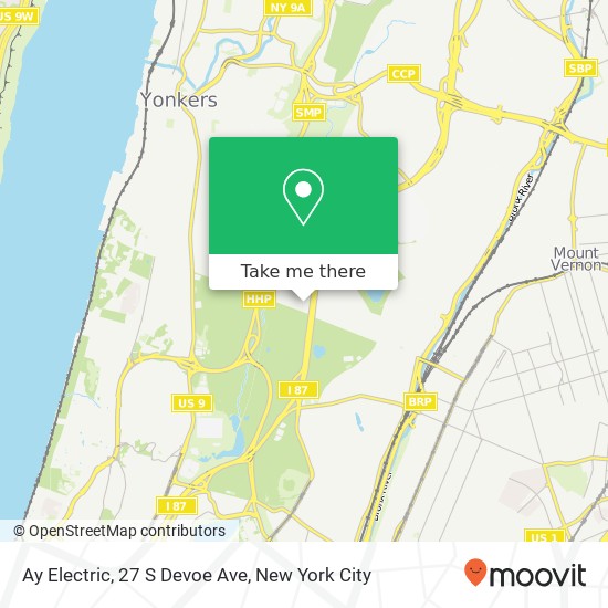 Mapa de Ay Electric, 27 S Devoe Ave