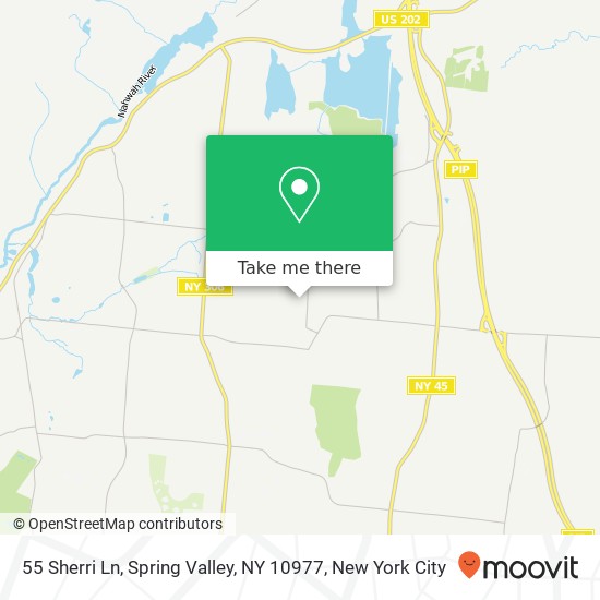 55 Sherri Ln, Spring Valley, NY 10977 map