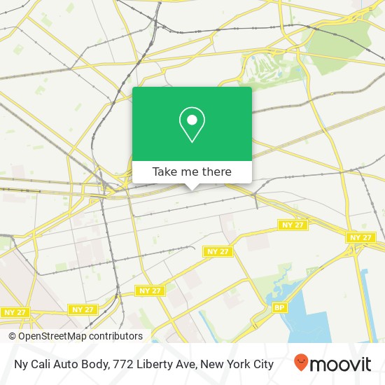 Ny Cali Auto Body, 772 Liberty Ave map