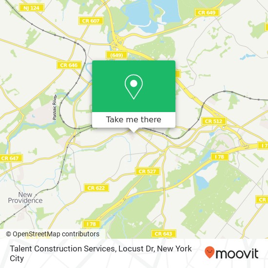 Talent Construction Services, Locust Dr map