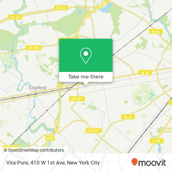 Mapa de Vita-Pure, 410 W 1st Ave