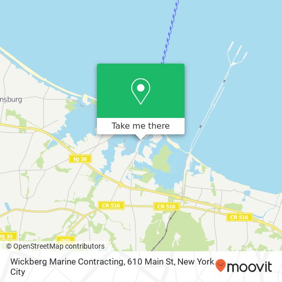 Wickberg Marine Contracting, 610 Main St map