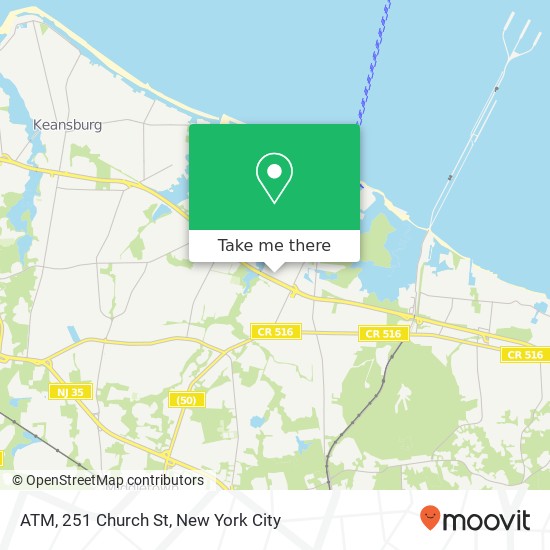 ATM, 251 Church St map