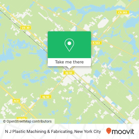 N J Plastic Machining & Fabricating map