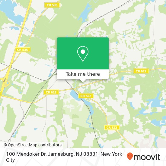 100 Mendoker Dr, Jamesburg, NJ 08831 map