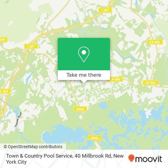 Town & Country Pool Service, 40 Millbrook Rd map