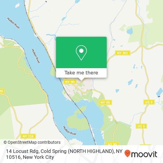 14 Locust Rdg, Cold Spring (NORTH HIGHLAND), NY 10516 map