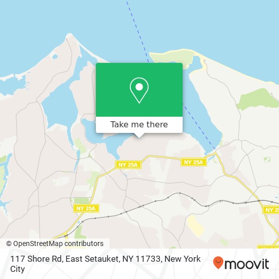 117 Shore Rd, East Setauket, NY 11733 map