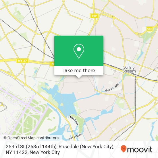 253rd St (253rd 144th), Rosedale (New York City), NY 11422 map