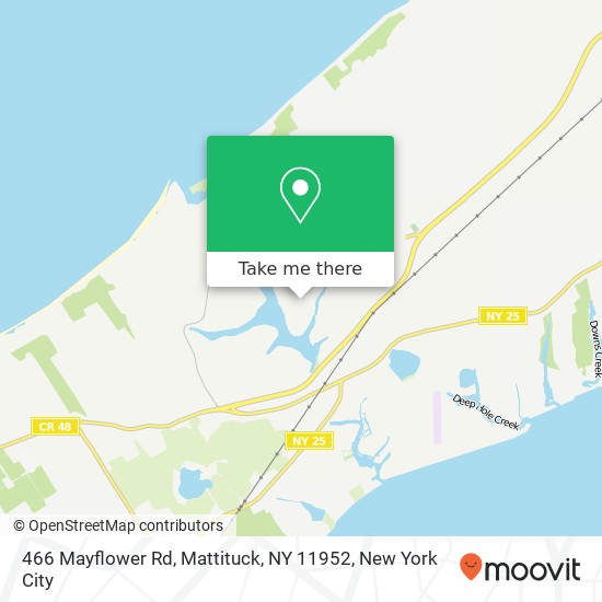 Mapa de 466 Mayflower Rd, Mattituck, NY 11952