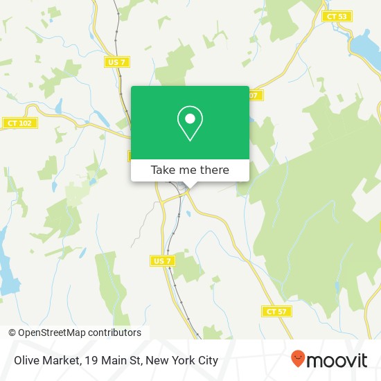 Mapa de Olive Market, 19 Main St