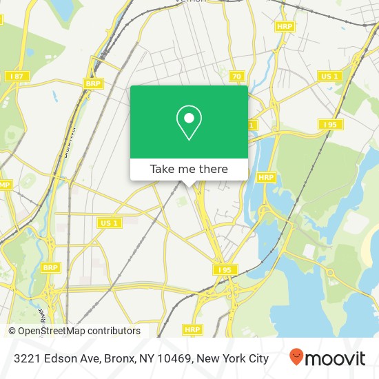 3221 Edson Ave, Bronx, NY 10469 map