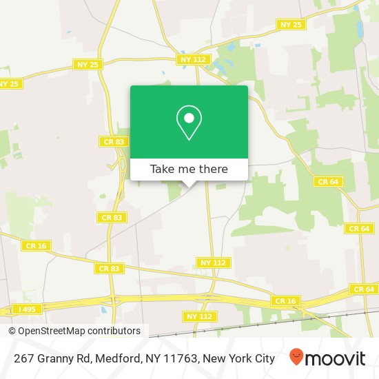 267 Granny Rd, Medford, NY 11763 map