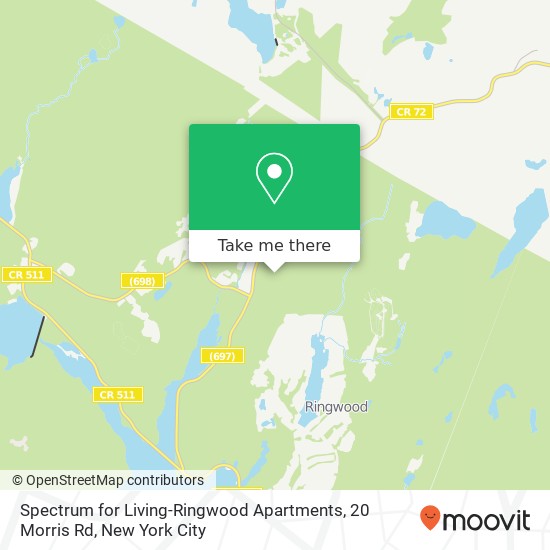 Spectrum for Living-Ringwood Apartments, 20 Morris Rd map