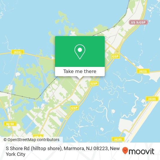 S Shore Rd (hilltop shore), Marmora, NJ 08223 map