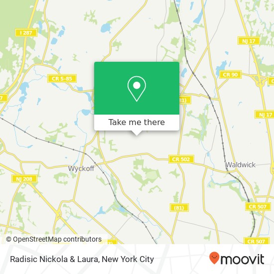 Mapa de Radisic Nickola & Laura, 64 Logan Ln