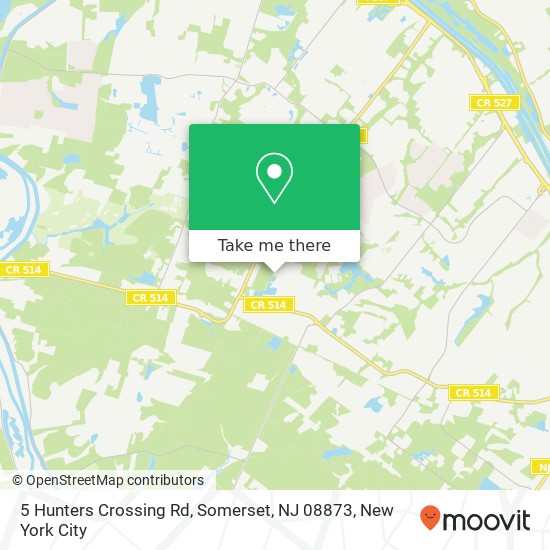 5 Hunters Crossing Rd, Somerset, NJ 08873 map