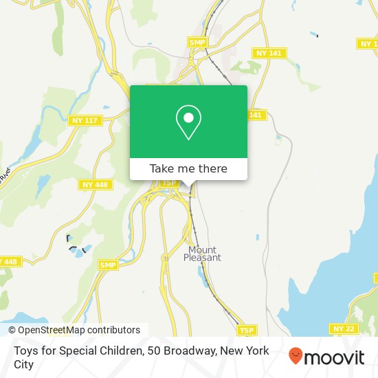 Toys for Special Children, 50 Broadway map