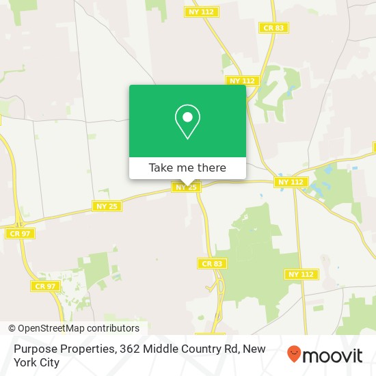 Purpose Properties, 362 Middle Country Rd map