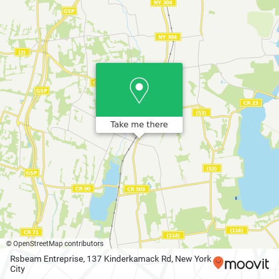 Rsbeam Entreprise, 137 Kinderkamack Rd map
