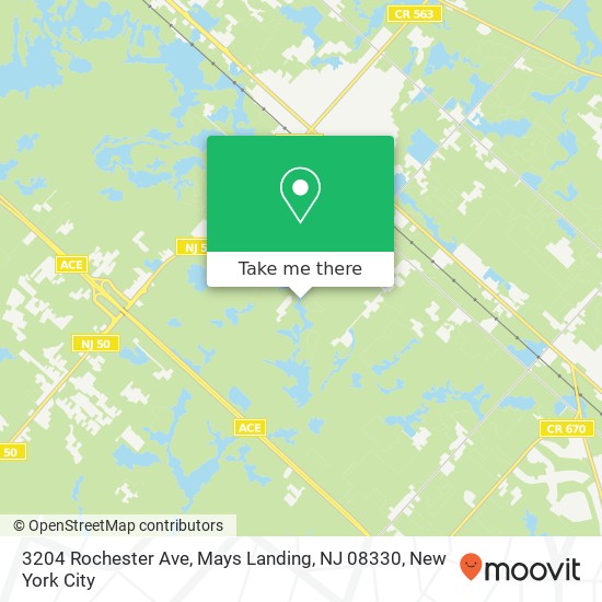 3204 Rochester Ave, Mays Landing, NJ 08330 map