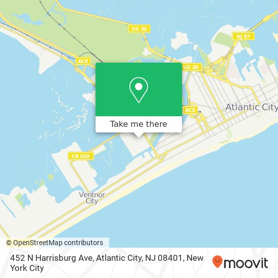 452 N Harrisburg Ave, Atlantic City, NJ 08401 map