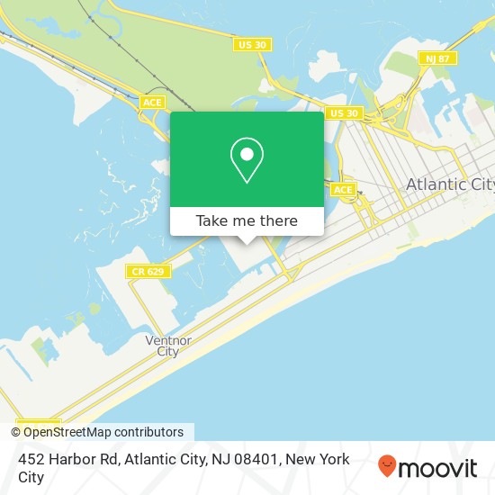 452 Harbor Rd, Atlantic City, NJ 08401 map