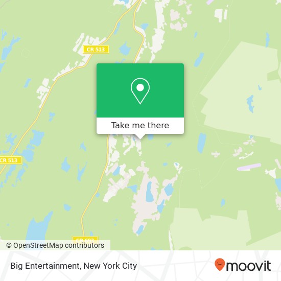 Big Entertainment map