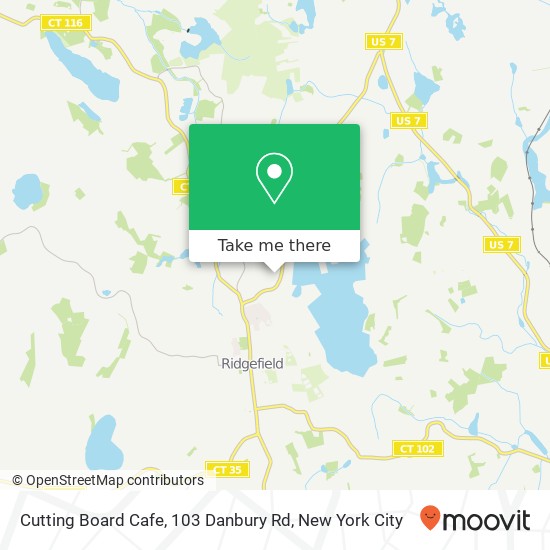Cutting Board Cafe, 103 Danbury Rd map