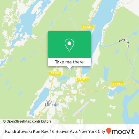 Mapa de Kondratowski Ken Rev, 16 Beaver Ave