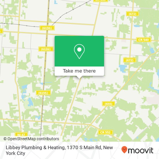 Libbey Plumbing & Heating, 1370 S Main Rd map