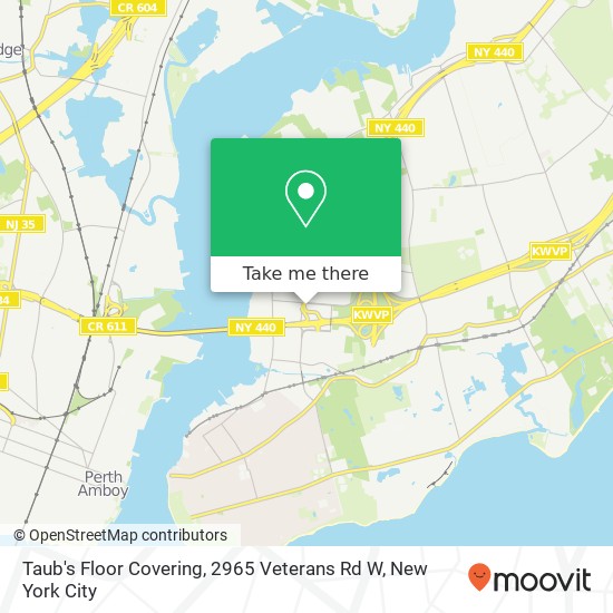 Taub's Floor Covering, 2965 Veterans Rd W map