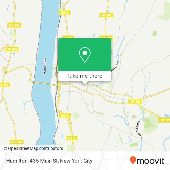 Hamilton, 435 Main St map